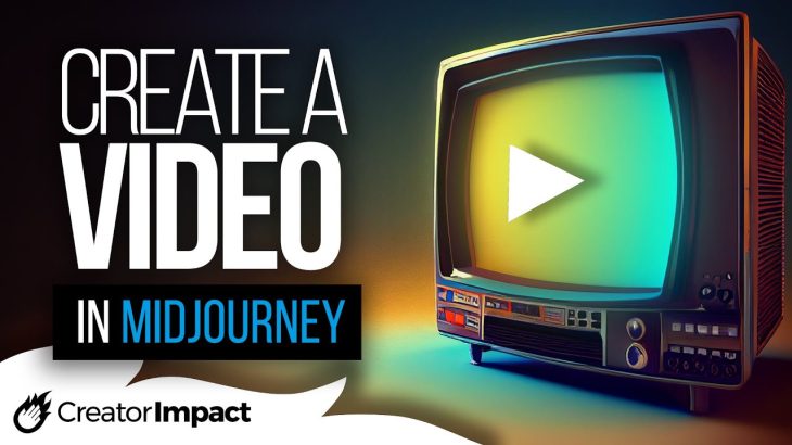 Create an AI Art progress video using Midjourney (–video prompt code)