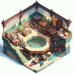 Walking around in a scene created by Midjourney AI