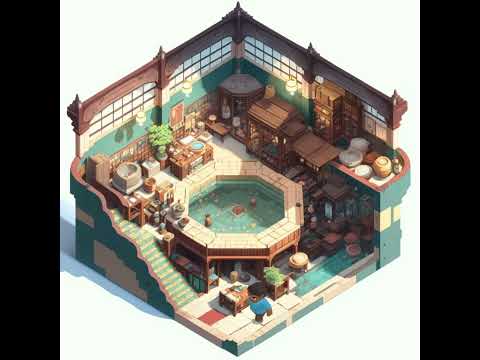 Walking around in a scene created by Midjourney AI