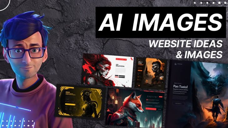 AI Images for Web Design Inspiration Ideas and Website Images – Midjourney AI – #midjourney Prompts