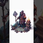 Fantasy characters for RPG by AI