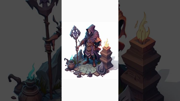 Fantasy characters for RPG by AI