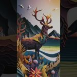 Best paper-cut prompt for Midjourney