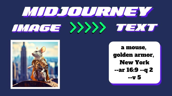 Midjourney Image to Text – NEW FEATURE – My First Impression