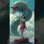 Midjourney Prompt: A Woman and a Dragon – Fantasy Art