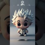 Cute tiny white hyperrealistic Anime Prompt In The Description #shorts