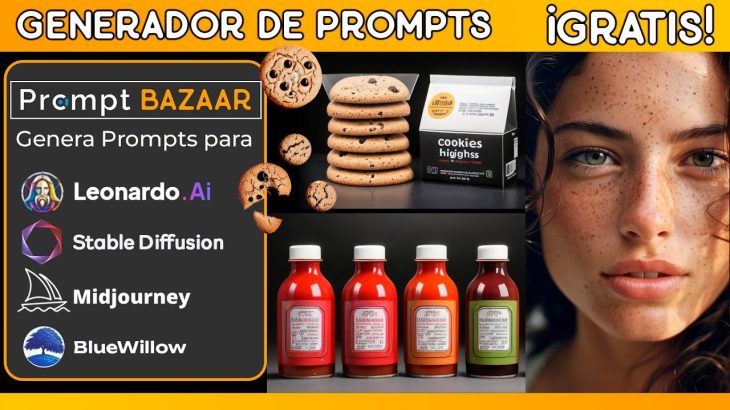 Generador de prompts ¡GRATIS! para Leonardo ai, Stable Diffusion, Midjourney y Blue Willow. TUTORIAL