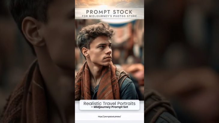 Revolutionize Your Travel Photography: Midjourney Prompt Set for Realistic Portraits