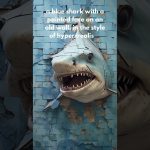 Shark in the Wall – Midjourney Prompt