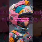 3D Character Design with Midjourney AI #midjourney