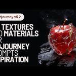 Midjourney 5.2 | 100 textures and materials for prompting inspiration