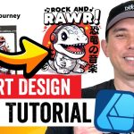 Must See MidJourney T-Shirt Design Tutorial! From Prompt to Final Using Canva & Affinity Designer