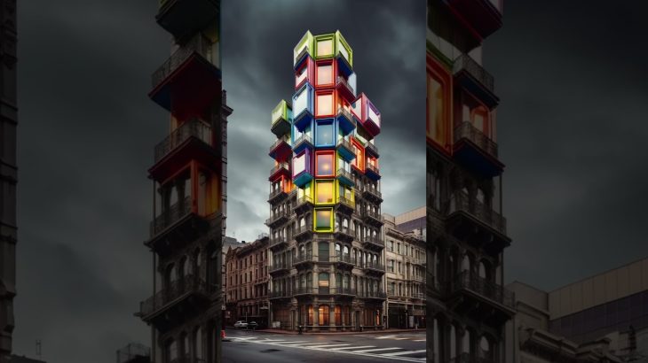Architecture Design Variations by Midjourney #architecture #midjourney #shorts