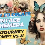How to create Vintage Ephemera Midjourney Prompt, Vintage Illustrations Prompts Examples