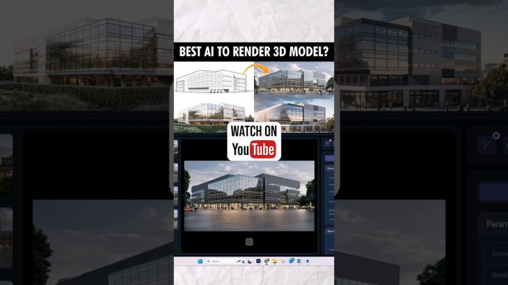 6 FREE AI ARCHITECTURE RENDERING tools compared 😮 #architecture