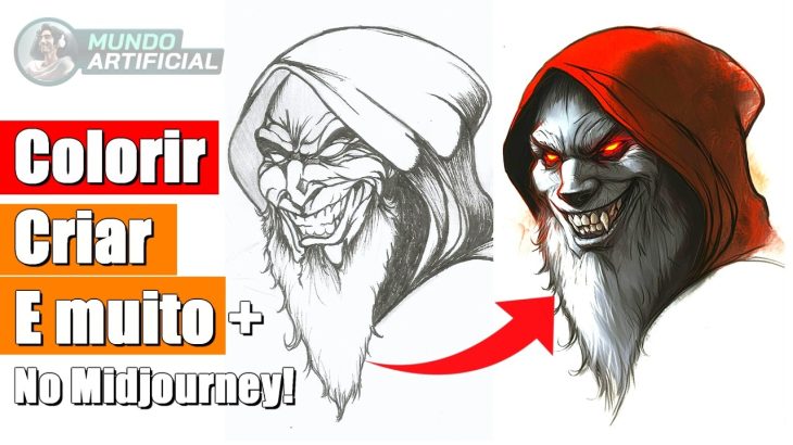 IA Midjourney agora: Colore Desenhos, Cria Avatar, Tudo agora com o Midjourney! Melhor Atualização!