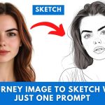 Midjourney Ai: Turn Image to Sketch with just One Prompt