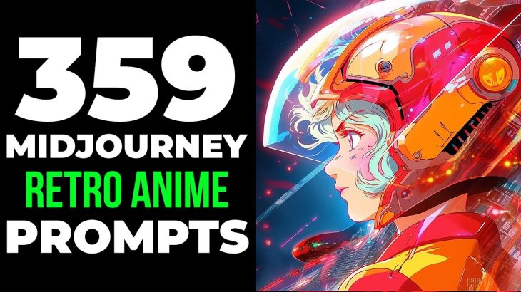 359 Midjourney ai art prompts for ‘Retro Anime’ (Prompts in description)