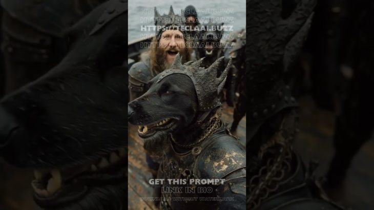 First-person perspective a festive group of Vikings – Midjourney prompt and Video FREE