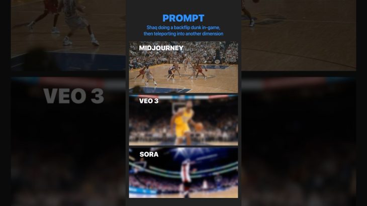 Same prompt, different models. #ai #midjourney #veo3 #sora