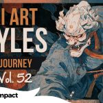 10 AI Art / Midjourney Prompts Styles: Vol 52