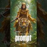 ChatGPT Prompt: Unleash Epic AI Art! ✨ Jungle Rider 🐅 #short #chatgpt #prompt