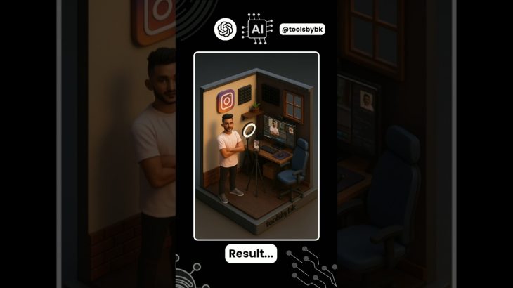 Day 6 Isometric 3D Creator Workspace Diorama | AI Prompt for Creators 🎬 | 100 Prompts of Creativity