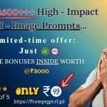 Unlock AI Art Power with 1600+ Prompts | Only ₹49 | Chat_GPT, MidJourney,  DALL·E,  Leonardo Ai | 😲😲